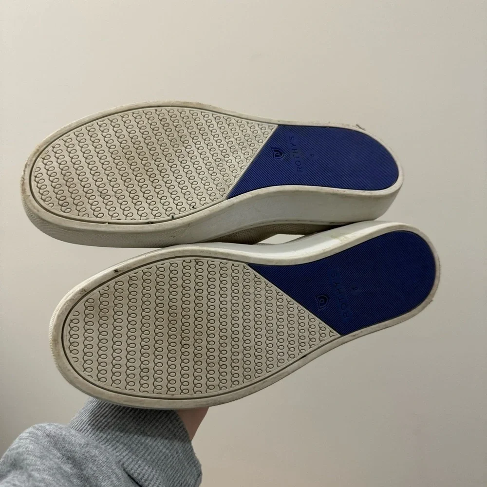 Rothy's Cream‎ The Original Slip On Flat Casual Shoe 6